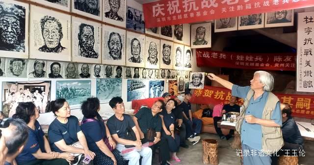 南岳军魂艺术团赴杜宁抗战美术馆开展红色教育活动