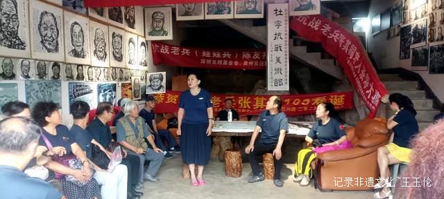 南岳军魂艺术团赴杜宁抗战美术馆开展红色教育活动