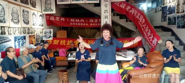 南岳军魂艺术团赴杜宁抗战美术馆开展红色教育活动