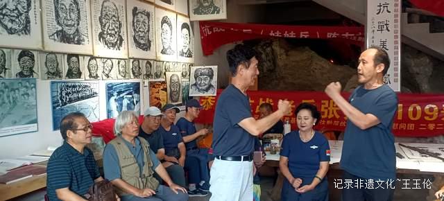 南岳军魂艺术团赴杜宁抗战美术馆开展红色教育活动