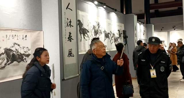 翰墨生辉贺丙午 一马当先启新程  ——刘磊水墨马画展于贵阳达德学校旧址隆重开幕